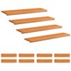 vidaXL Stopnice 12 kos 110 x 25 x 2 cm Svetlo rjava Trda bukovina