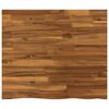 vidaXL Pravokotna miza 80 x 60 x 3,2 cm Pravokotna Masiven les akacije