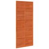 vidaXL Hlevska vrata Vo&scaron;čeno rjava 90 x 208 cm Trdna borovina