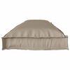 vidaXL Set blazin za palete 2 pcs Taupe 150 x 40 x 8 cm Oxford blago