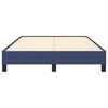 vidaXL Posteljni okvir brez vzmetnice modra 120x200 cm tkanina