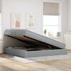 vidaXL Postelja z dodatnim prostorom za shranjevanje in vzmetnico