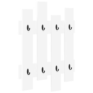 vidaXL Nadwyčajna obe&scaron;alnik za pla&scaron;če Bela 60 x 3 x 82 cm