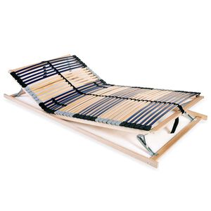 vidaXL Letveno dno za posteljo 42 letvic 7 con 120x200 cm