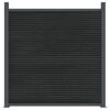 vidaXL Ograjni panel siv 353x186 cm WPC