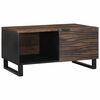 vidaXL Klubska miza Oreh 80 x 50 x 40 cm Inženirski les