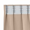 vidaXL Zavese za zatemnitev z obroči 2 pcs Taupe 245 x 140 cm