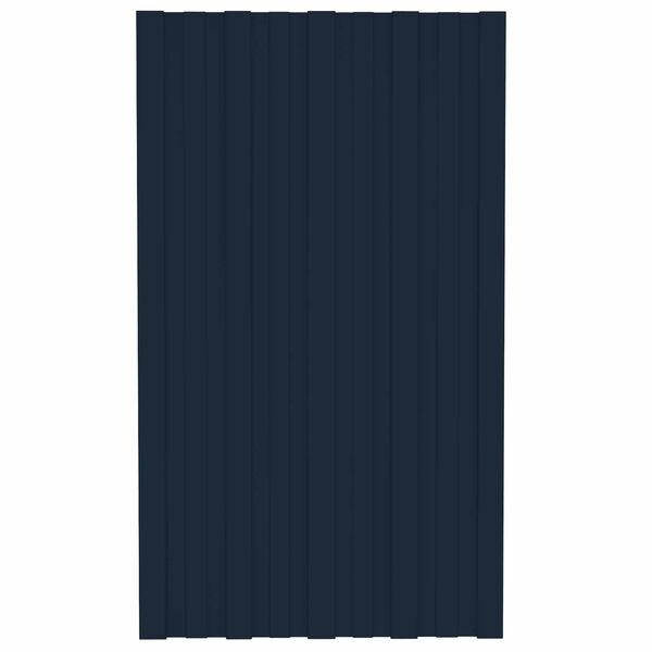 vidaXL Stre&scaron;ni panel 12 pcs Antracit 80 x 45 cm Pocinkano jeklo