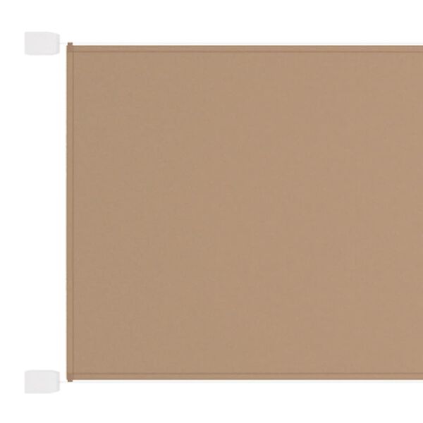 vidaXL Vertikalna markiza taupe 140x800 cm tkanina oxford