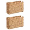 vidaXL Ko&scaron;are za Revije 2 kos Vodna hijacinta 39 x 14 x 25 cm Naravna