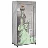 vidaXL Garderobna omara New York 75x45x160 cm iz blaga