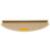 vidaXL Samolepilne preproge za stopnice sisal 15 kosov 65x21x4 cm