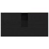 vidaXL Kopalni&scaron;ka omarica s predalom Črna Orehovina 65 x 33 x 60 cm