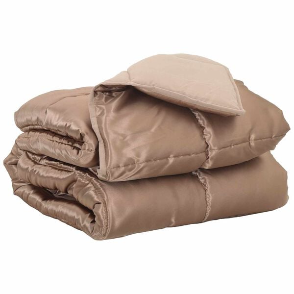 vidaXL Polna celoletna prevleka Zlata 240 x 200 cm