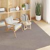 vidaXL Preproge za povr&scaron;ine Kvadrat LUGO Taupe 200 x 200 cm Poliester