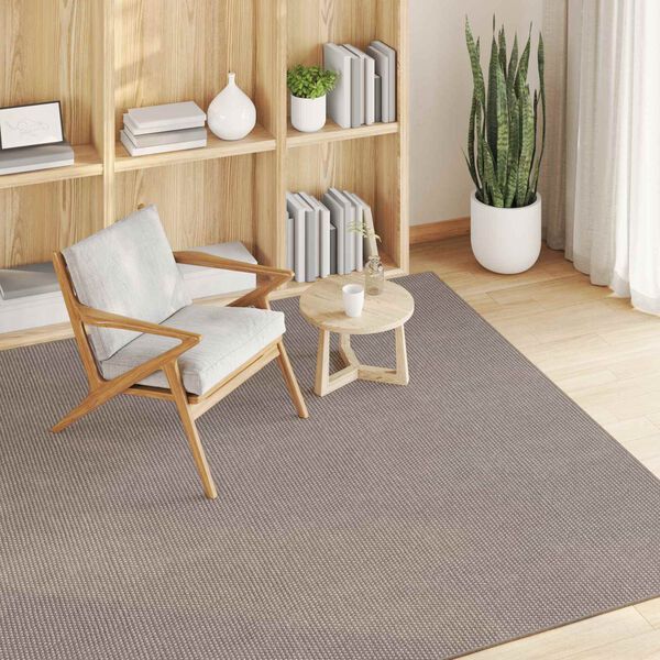 vidaXL Preproge za povr&scaron;ine Kvadrat LUGO Taupe 200 x 200 cm Poliester
