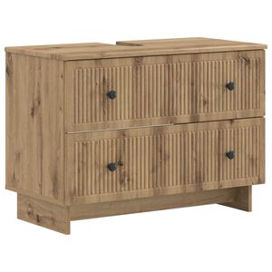 vidaXL Kopalni&scaron;ka omara za umivalnik EDE Artisan hrast 82 x 41 x 59 cm