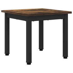 vidaXL Klubska miza Dimni hrast 40 x 40 x 36 cm Inženirski les