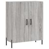 vidaXL Komoda siva sonoma 69,5x34x90 cm inženirski les