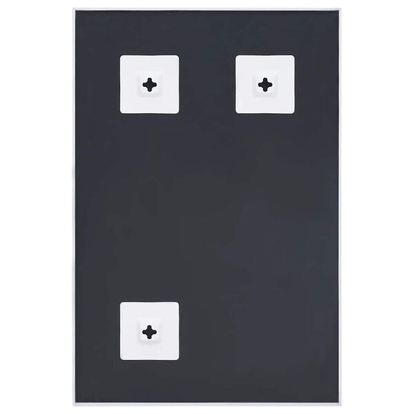 vidaXL Ogledalo belo 60x40 cm