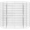 vidaXL Visoka greda gabion pocinkano železo 120x50x100 cm