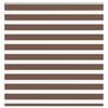 vidaXL Zebra zavesa rjava 150x100 cm &scaron;irina blaga 145,9 cm poliester