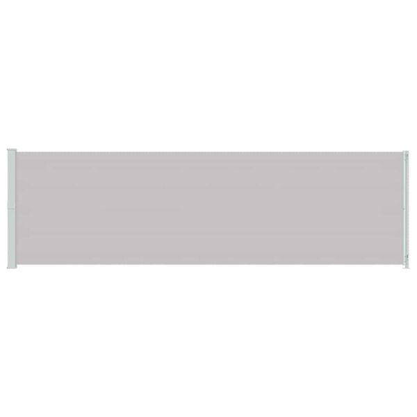 vidaXL Zložljiva stranska tenda za teraso 180x600 cm siva