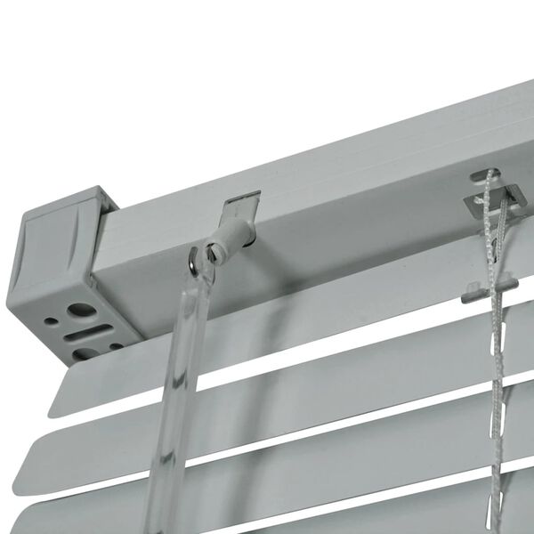 vidaXL Žaluzije za Okna Aluminij 140x160 cm Srebrne Barve