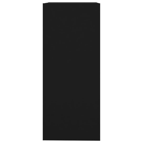 vidaXL Knjižna omara/pregrada črna 40x30x72 cm