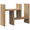 vidaXL Organizator za mizo Umetni hrast 50 x 15,5 x 35,5 cm