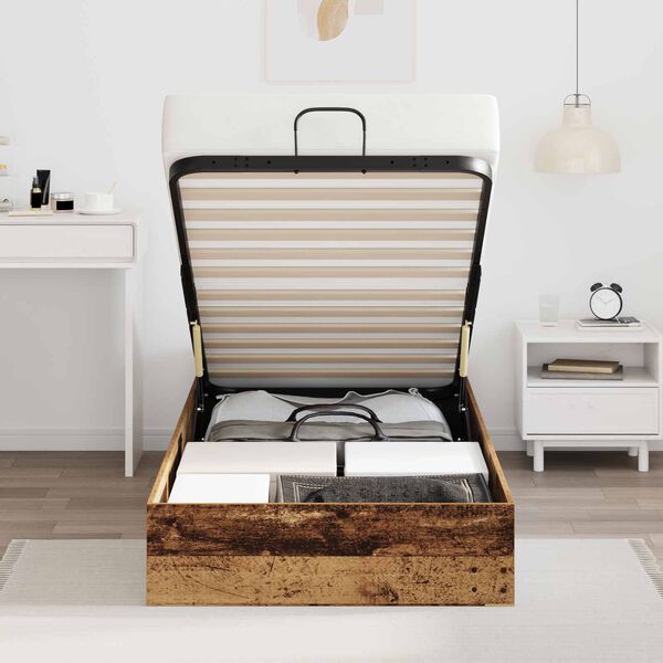 vidaXL Ottomanska postelja Star les 80,5 x 200 cm Konstruirano leseno