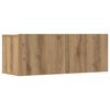 vidaXL TV omara 7-delna stenski artisan hrast inženirski les