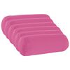 vidaXL Prevleka za blazino 6 pcs HEERLEN Roza &Oslash; 15 x 40 cm Poliester