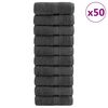 vidaXL Premium brisače za pranje SOLUND 50 kosov antracitne barve 30x30 cm 600 g/m&sup2;