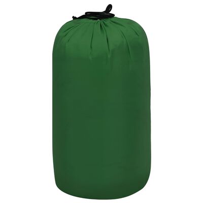 vidaXL Lahka spalna vreča 2 kosa zelena 15 °C 850 g