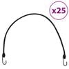 vidaXL Bungee vrv z odsevnimi trakovi in kavlji 25 kosov 88 cm