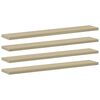 vidaXL Dodatne police za omaro 8 kosov sonoma hrast 60x10x1,5 cm