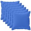 vidaXL Prevleka za blazino 6 kos HOUTEN Kraljevo modra 65 x 65 cm