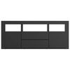 vidaXL TV omarica črna 120x30x50 cm iverna plošča