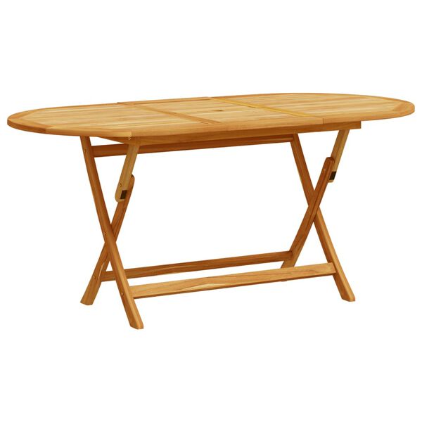 vidaXL Vrtna jedilna garnitura 7-delna trden akacijev les in tekstilen