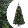 vidaXL Umjetno božično drevo z okrasnimi kroglami 120 cm 150 LED