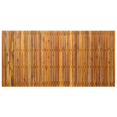 vidaXL Vrtna miza 201,5x100x75 cm trden akacijev les