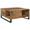 vidaXL Klubska miza Star les 80 x 80 x 36,5 cm Inženirski les