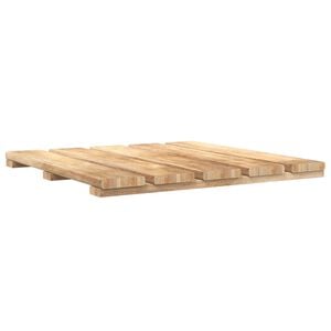 vidaXL Tla za teraso 18 pcs Rjava 50 x 50 cm Zeleni impregniran bor