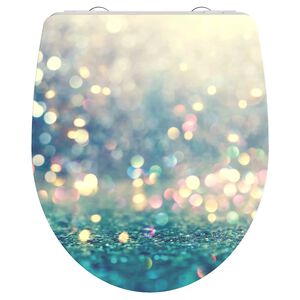 SCH&Uuml;TTE Deska za WC &scaron;koljko sijaj s počasnim zapiranjem MAGIC LIGHT