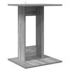 vidaXL Stranska miza Siva Sonoma 45 x 40 x 62,5 cm Inženirski les