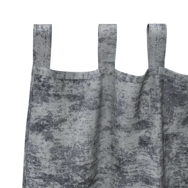 vidaXL Velvete zavese z zavesami 2 pcs Srebrno siva 175 x 140 cm Žamet