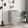 vidaXL Komoda betonsko siva 40x35x70 cm inženirski les