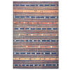 vidaXL Preproga modra in oranžna 160x230 cm PP