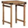 vidaXL Jedilna miza Rjava 60 x 55 x 76 cm trden predelan les